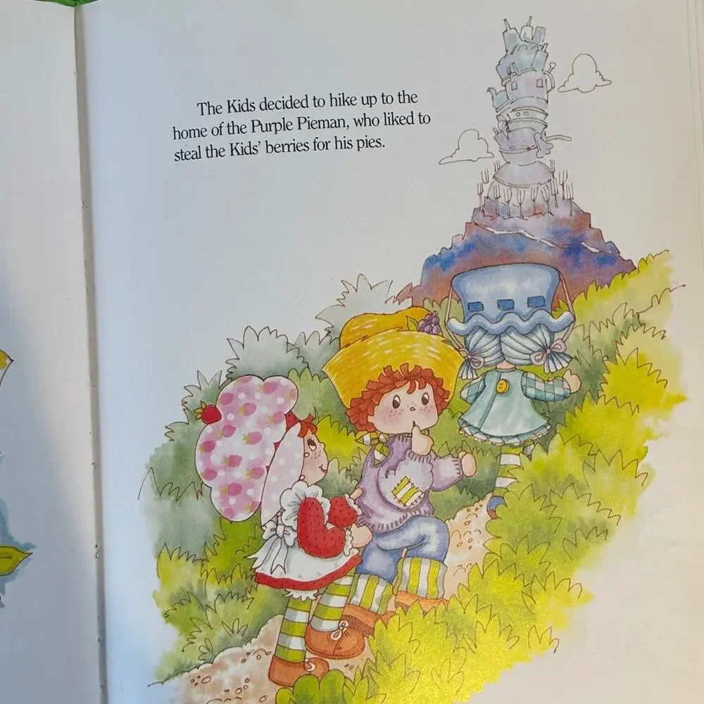 Vintage 1983 First Ed. Strawberry Shortcake, Sad Mr. Sun, Hardcover